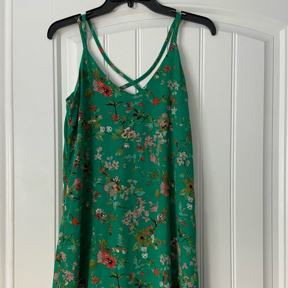 TEAL MID-LENGTH DRESS - Picture 3 of 6